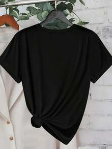 Women T-Shirts - Black - View 2