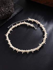 1 chiếc vòng cổ hình sao biển và ngọc trai giả phong cách Bohemian, vòng cổ hạt cườm thời trang dành cho nam, phù hợp để đeo hàng ngày, đi nghỉ mát, dự tiệc, là món quà lý tưởng cho nam giới vào các dịp lễ, sinh nhật, trang sức mùa hè. - Nhiều màu - Xem 9
