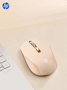 الفأرة اللاسلكية الصامتة HP S1000 Plus، تصميم محمول جذاب، اتصال مستقر 2.4 جيجاهرتز، توصيل فوري عبر USB، نقرة صامتة، مناسبة للكمبيوتر المحمول والكمبيوتر، هدية مثالية لعيد الهالوين والكريسماس - مشاهدة 3