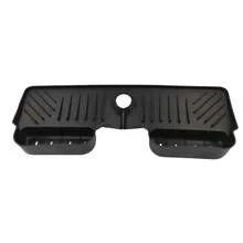 Khay chắn nước bồn rửa bằng silicon, thảm bồn rửa nhà bếp chống thấm nước, chống nấm mốc với giá đựng bọt biển và lỗ thoát nước, khay phơi đa năng trên mặt bàn để đựng xà phòng rửa chén, miếng cọ rửa, dụng cụ nhà bếp, giữ cho mặt bàn luôn khô ráo và gọn gàng. - đen - Xem 13