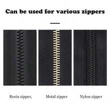Universal Zipper Repair Tool Kit, 30pcs Zipper Head Replacement Parts, No-Sew Zipper Slider Repair Tool Suitable For Jackets, Backpacks, Suitcases, Tents, Boots, 3 Sizes For Resin, Metal And Nylon Zippers - Multicolor - View 9