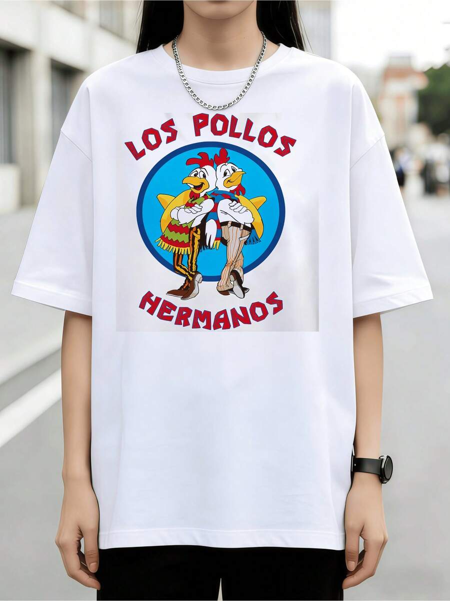 Los Pollos Hermanos T-Shirt,  Tee - White - View 1