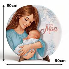 Easy-To-Use Decorative Cover Kit For Round Panels And Cylinders - Mother's Day Theme - TABLE PANEL 335 - View 4