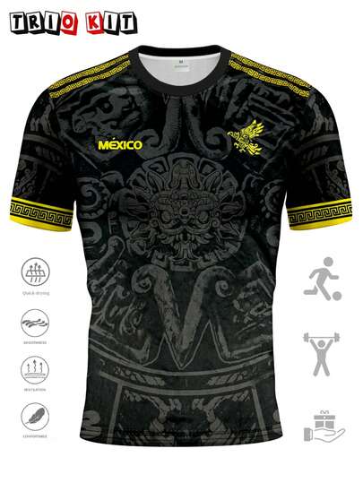 Camiseta de fútbol, tops deportivos y equipamiento deportivo para exteriores, adecuado para hombres, mujeres y adolescentes, cómoda camiseta de cuello redondo y ropa deportiva profesional, ropa casual, adecuada para partidos de fútbol, entrenamiento y acondicionamiento físico, un regalo ideal tanto para hombres como para mujeres