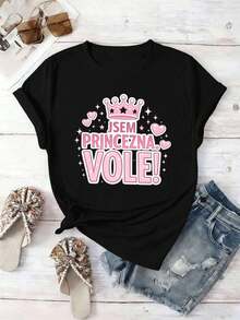 Women T-Shirts - Black - View 2