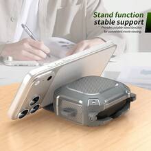 2025 Model Shock-Proof And Scratch-Resistant Earphone Protective Case. It Features An Integrated Bearing, Full-Coverage Locking Design, Built-In Phone Stand, And Comes With Wireless Earphone Protective Case And Lanyard. - Multicolor - View 4