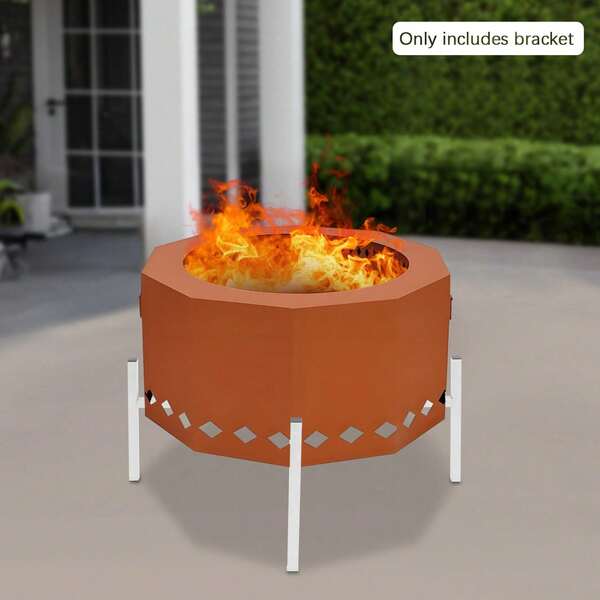 Firepit Stand For Stove 48.26cm Performance-Tuned Ventilation Adjustable Fire Pit Stand Robust Balanced Bearing Support Universal Firepit Stand Fire Pit Stand For Camping, Picnicking