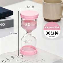 1 pieza Temporizador de macarrón creativo, herramienta de gestión del tiempo para estudiantes con múltiples opciones de tiempo, decoración de escritorio, regalo perfecto para vacaciones y ocasiones especiales - Múltiples estilos - Ver 9