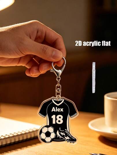 Móc khóa và mặt dây chuyền túi xách World Cup bóng đá 2D phẳng, quà lưu niệm cho người hâm mộ bóng đá, bề mặt bóng mịn, cảm giác chạm thoải mái, bền chắc, chống mài mòn cho sử dụng hàng ngày, vòng chìa khóa chắc chắn không bị cong vênh, lý tưởng cho chìa khóa, ba lô, cặp sách, phụ kiện xe hơi, món quà ý nghĩa cho nam nữ người hâm mộ bóng đá, hoàn hảo cho Ngày Nhà giáo, Ngày của Mẹ, các buổi xem trận đấu, sinh nhật, ngày lễ, sự kiện đội bóng, bộ sưu tập thể thao.