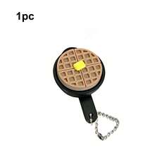 3D Frying Pan Waffle Sensory Toy, Cute Food Shaped Fidget Toy, Mini Handheld Clicker Suitable For Backpack Decor And Office Focus - Multicolor - View 9