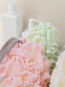 1/2/4pcs Soft Shower Mesh Foaming Sponge, Body Exfoliating Brush, Back Brush, Skin Cleansing Bubble Ball, Shower Accessories (Lanyard Randomly Selected). Suitable For Bathroom And Home Decor, Travel, Weddings, Parties, Birthdays, Gifts For Men, Parents, Friends, New Year's Gifts, And Fun Gifts.(Lanyard Randomly Selected). - Multiple Styles - View 6