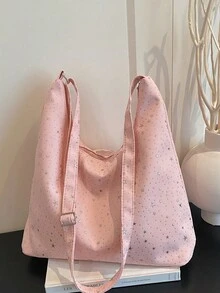 Fashionable Large Tote Bag For Women, New Design Shoulder Bag, Chic Handbag - Pink - View 5