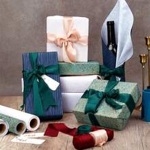 1 Roll Large Size Wrapping Paper, Practical Gift Packaging Paper For Valentine's Day, Birthday, Business Events, Minimalist Design (Excluding Ribbon, Only Wrapping Paper Included) - Gift Paper - View 2
