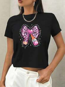 Women T-Shirts - Black - View 1