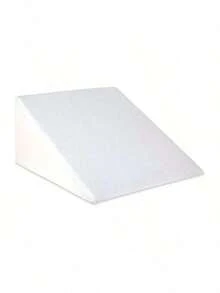 CLICKYA- Almohada Cuña para Cama 40x30x50 cm, Cojín de Elevación para Lectura, Reflujo Ácido, Piernas y Espalda, con Funda Extraíble, Apoyo Cómodo para Dormitorio y Sofá - Blanco - Ver 6
