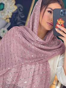 1 chiếc khăn choàng cổ in họa tiết nhẹ nhàng, thanh lịch, giữ ấm cổ khi ra ngoài trời, chất liệu chiffon, thích hợp cho mùa xuân, mùa thu và mọi mùa. - Nhiều màu - Xem 23