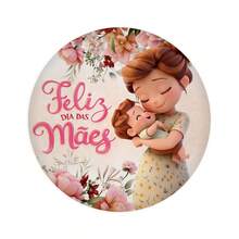 Easy-To-Use Decorative Cover Kit For Round Panels And Cylinders - Mother's Day Theme - ROUND PANEL 334 - View 4