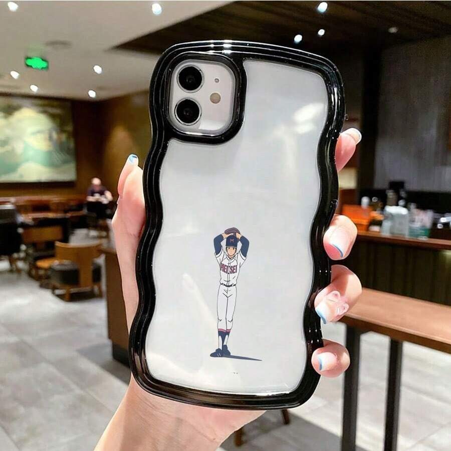 Pixel  クリアウェーブ スマホケース キュートプリント パステル調 レディース スマホカバー Pixel 8A/8/8 Pro/9/9 Pro/9A/10/10PRO/Pixel 8A/8/8 Pro/9/9 Pro/9A/10/10PRO/17pro Max/17pro/17/11/12/13/14/15/15Pro/15PluS/15Pro Max/16/16Pro/16PluS/16Pro Max/MIN/X/XR対応 TPU 耐衝撃 ホワイトデーギフト - 黑色 - チェックする 1