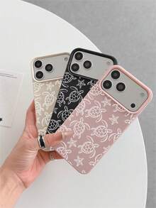 Bộ 3 ốp lưng điện thoại chống sốc họa tiết rùa biển, lỗ lớn, chất liệu TPU, thích hợp làm quà tặng ngày lễ, tương thích với Apple iPhone Xs/Xsmax/Xr/11 12 13 14 15 16pro/Promax/14 15 16plus/17, unisex - Nhiều màu - Xem 30