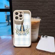 Nuestras fundas para teléfono con estampado de lirios son compatibles con , Apple, VIVO, OPPO, , Transsion, ,  y Honor. Fabricadas en silicona TPU, ofrecen protección contra golpes y caídas. - Blanco - Ver 6
