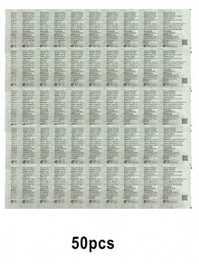 50片（1200片）双面美甲贴纸，人造指甲，透气柔韧果冻美甲贴纸，DIY - 無色 - 查看 16