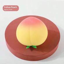 1/2pcs 2026 New Creative Peach Shaped Soft Fidget Ball, Novelty Art Piece Suitable As Party Favors Or Promotional Items, Effective For Anxiety Relief. Applicable For Outdoor Spaces And Office Environments. Innovative Relaxation Tool, Excellent Birthday Gift, Ideal For Friends, Birthday, Party - A - View 7