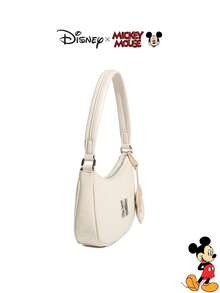 Túi hình lưỡi liềm chuột Mickey của Disney, túi đeo vai chéo đa năng tối giản thời trang dành cho nữ, thích hợp cho công sở. - Nhiều màu - Xem 6