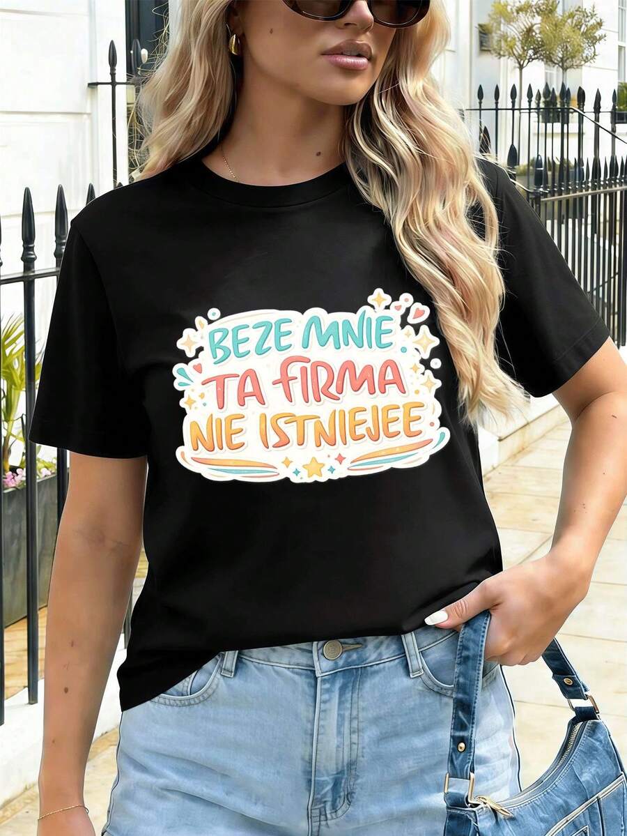 Women T-Shirts - Black - View 1