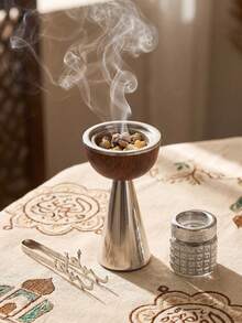 1 pieza/Set Quemador de incienso de metal ligero y lujoso, difusor de incienso de estilo árabe de Oriente Medio, se puede usar como quemador de incienso, decoración del hogar para dormitorio, sala de estar (como pieza central), oficina, estudio de yoga y fiestas para crear un ambiente elegante. También adecuado para la decoración del hogar. - Multicolor - Ver 11