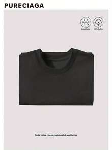 Camiseta Gráfica de Algodón para Hombre, Estampado de Doble Cara, Estilo Casual, Manga Corta, Ideal como Regalo para el Día del Padre, Ropa Masculina de Local Boy Outfitter Dog Moon Camo - Negro 5 - Ver 5