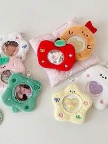 1 túi trưng bày thú nhồi bông hoạt hình nguyên bản, hộp đựng huy hiệu anime 58mm & hộp bảo vệ học sinh, túi treo dễ thương. - O - Xem 3