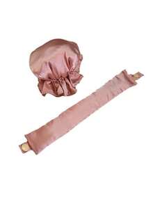 2 piezas Juego de rizadores de cabello sin calor, incluye gorro rizado, apto para todo tipo de cabello incluyendo largo, corto y liso, se puede usar mientras duerme - Multicolor - Ver 8