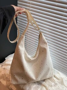 Fashionable Large Tote Bag For Women, New Design Shoulder Bag, Chic Handbag - White - View 5