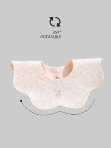 Bộ 5/3 chiếc yếm ăn cho bé bằng cotton hai mặt chất lượng cao, dễ thương, thiết kế cánh hoa xoay được. - Nhiều màu - Xem 9