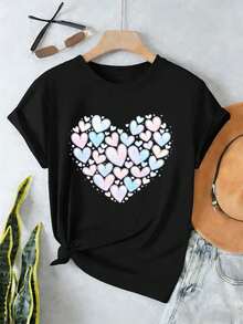 Women T-Shirts - Black - View 2