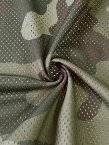 Hanorac sport cu plasă de camuflaj Y2K, top de vară retro casual lejer - Multicolor - Vizualizare 5