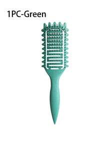 4pcs Curly Hair Styling Brush Set, Soft Curl Brush, Curling Brush, Open-Ended Elastic Curl Brush, Curling Hair Brush, For Detangling, Shaping And Styling Curly Hair, Suitable For Women, Reduces Pulling, Easy To Use, Fits All Hair Types, Hair Brush, Curling Brush, Open-Ended Brush, Massage Brush - Multicolor - View 16