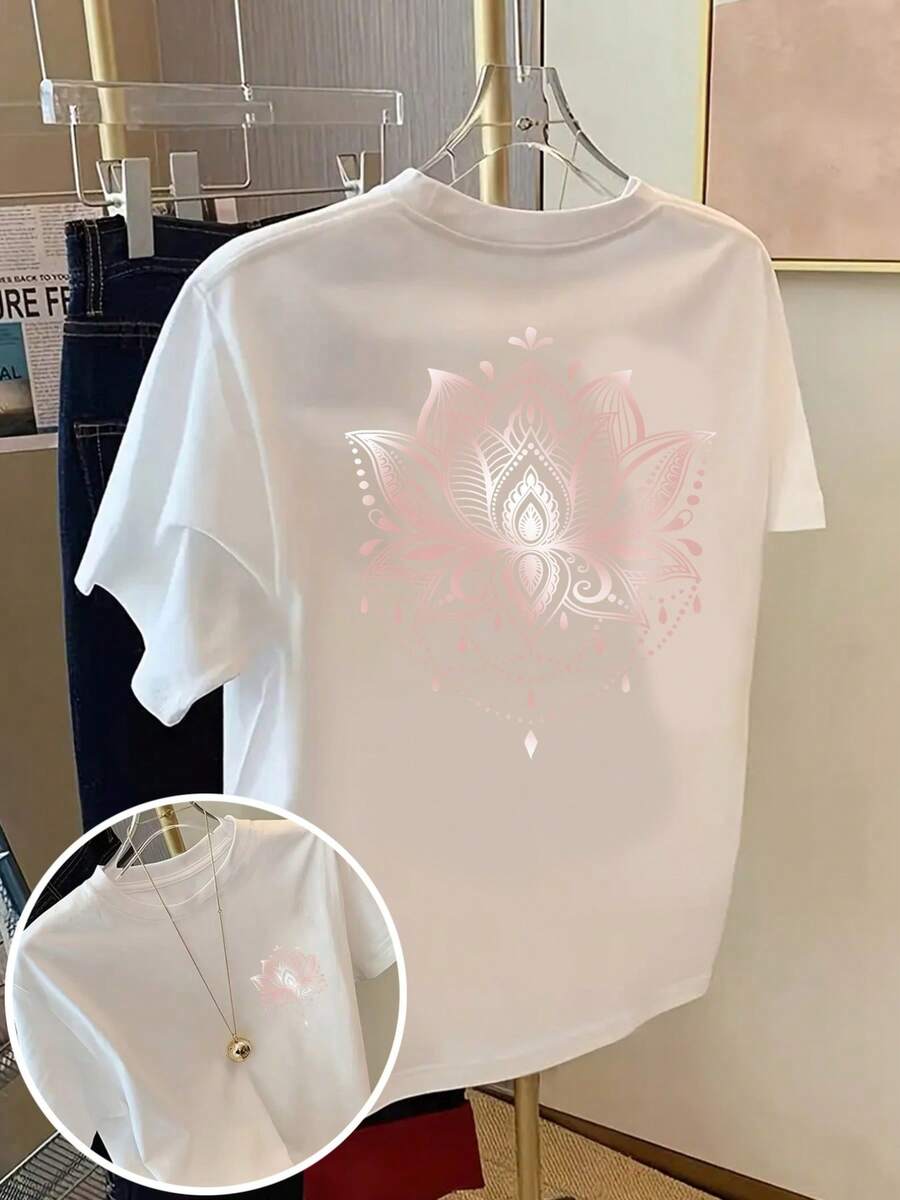 Women T-Shirts - [White] - View 1