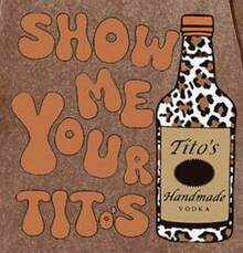 Vintage Vintage Style, Tito's Vodka Enthusiast, Leopard Print Elements, SHOW ME YOU TITOS Humorous Text Memes, Washed Double-Sided Printed Vintage T-Shirt..…. Retro Loose T-Shirt, Men's Casual Style T-Shirt, Machine Washable And Washable Old T-Shirt; Cool Design Pattern T-Shirt, Durable And Comfortable Fabric, Street Fashion Sense, A Must-Have For Street Style Enthusiasts, Top-Level Sportswear, Suitable For Daily Commuting, Dating, Leisure Matching, Suitable For Holiday Gift Giving, The First Choice For Gift Giving. MDVA - Coffee Color - View 2