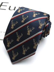 1 chiếc cà vạt unisex vẽ tay hình động vật, phù hợp cho trang phục thường ngày, đường phố, công sở, tiệc tùng. - Nhiều màu - Xem 13