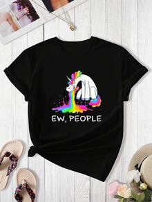 Women T-Shirts - Black - View 1