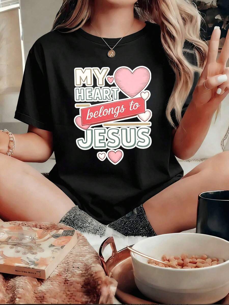 Women T-Shirts - Black - View 1