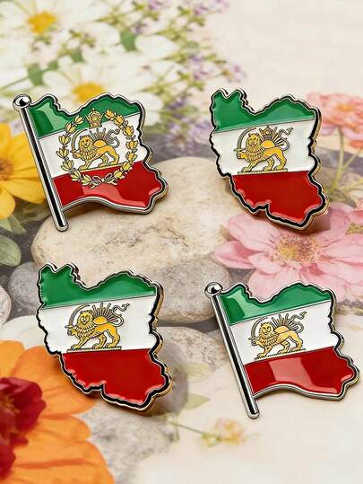 1pc Women's Stainless Steel Colorful Lion Brooch, Sword And Lion Unique Meaning, Personalized Memorial Accessory, Fashion Gift For Friends