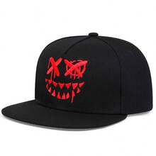 1 chiếc mũ lưỡi trai nam XX răng, mũ bóng chày thêu, mũ thời trang đường phố hip hop thường ngày cho mùa xuân, mùa thu, du lịch, đi biển. - Nhiều màu - Xem 5