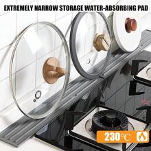 Pack 2 Narrow Silicone Sink Drip Mats 8cm Width For Quick Drying And Space Saving Kitchen Use Hygienic Kitchen Effluent Mat - Apricot - View 6