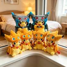 pokemon 4款宝可梦角色扮演毛绒玩具，包括闪光喷火龙XY披风毛绒玩具卡通软娃娃 - 多款 - 查看 4