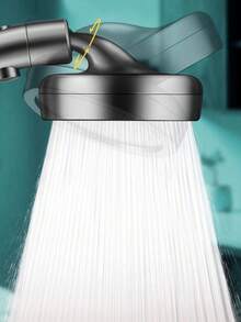 Handheld Shower Head With Filter, Adjustable Curved High Pressure Shower Head With Pause Switch, Water-Saving Bathroom Accessory - Bent Shower Head - View 7