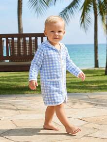 Young Boys Swimwear - 藍色 - 查看 2
