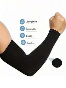 18pcs/9 Pairs Unisex Thumbhole Cooling Arm Sleeves, Made Of Nylon Fabric, Suitable For Baseball, Basketball, Cycling, Running, Golf And Other Outdoor Activities - Multicolor - View 7