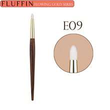 1支 FLUFFIN E09 眼影晕染刷，眼影晕染眼线细节化妆刷，100% 细尖山羊毛，铜箍和非洲红木手柄，化妆工具，眉刷，眼影刷，螺旋刷，赠品 - 紅木色 - 查看 11